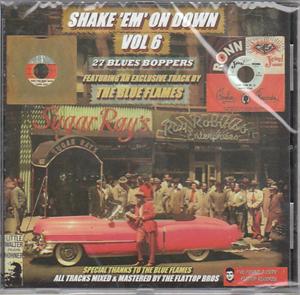SHAKE EM ON DOWN VOL6 - VARIOUS ARTISTS - 50's Rhythm 'n' Blues CD, FLAT TOP